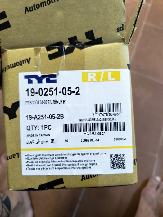 Farol de nevoeiro novo Fiat scudo , citroen xsara