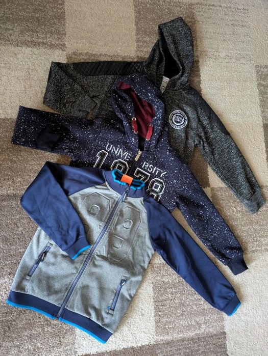 Zestaw ciepłe bluzy chłopięce bluza funkcyjna Sport Tech roz 122