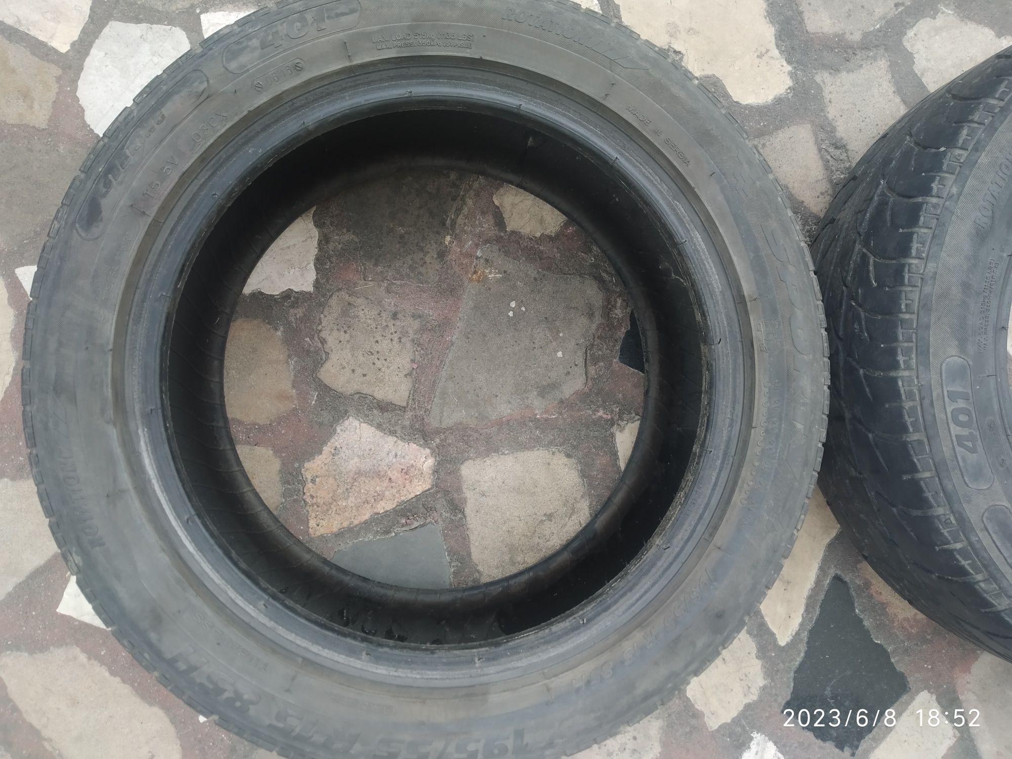 Opony Letnie 195/55 R15 2sztuki