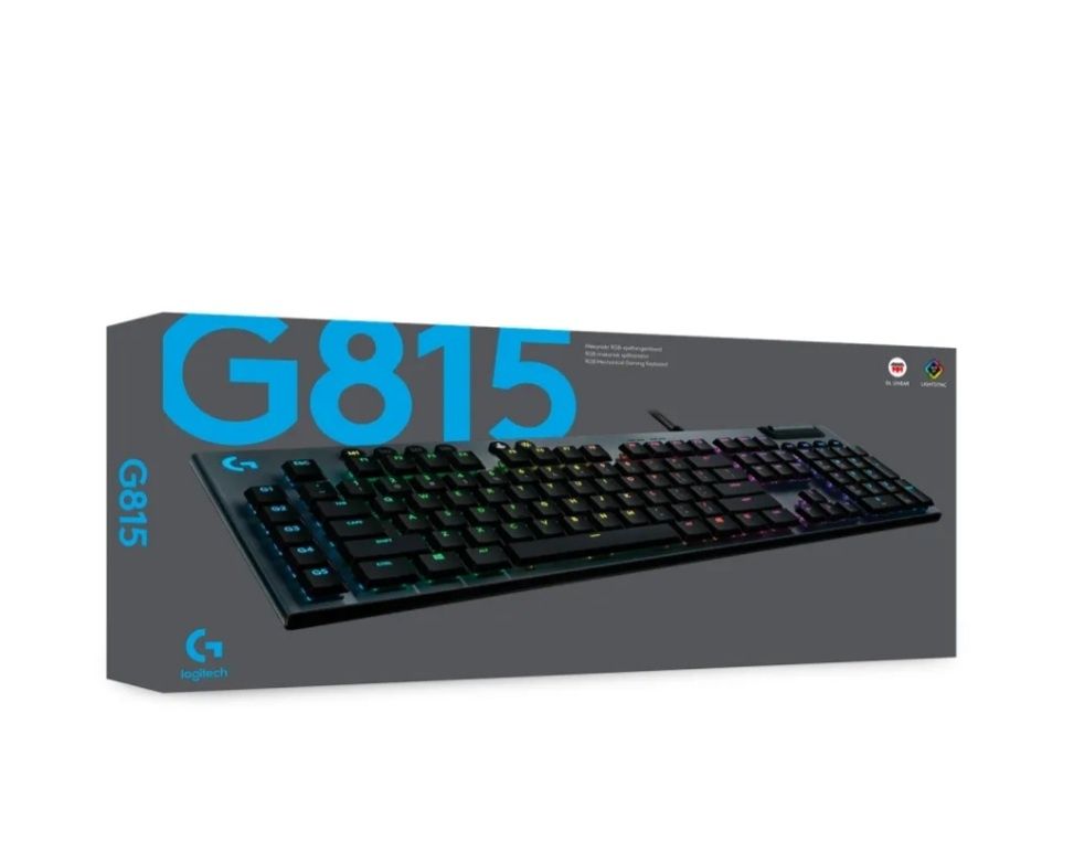 Клавіатура дротова Logitech G815 Gaming Mechanical GL Tactile RGB USB