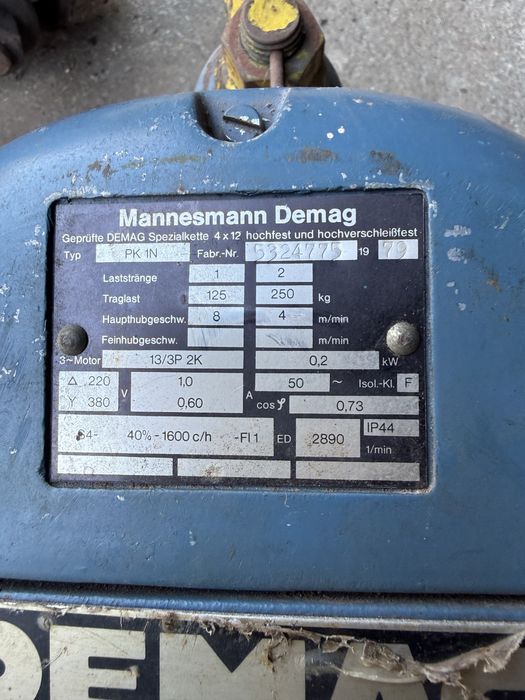 Wyciągarka łańcuchowa elektryczna