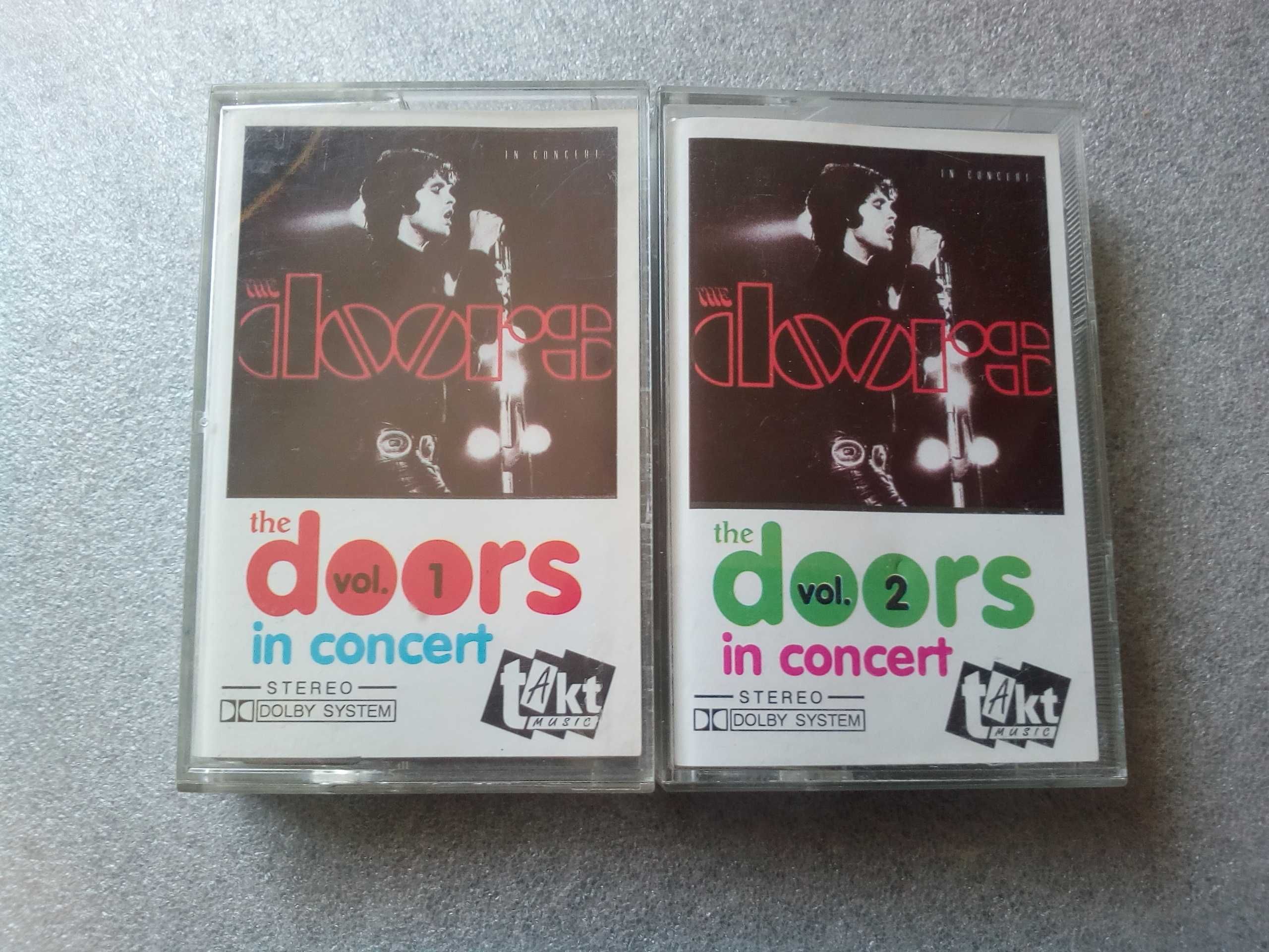 2x kaseta The Doors in cocert vol. 1 i 2