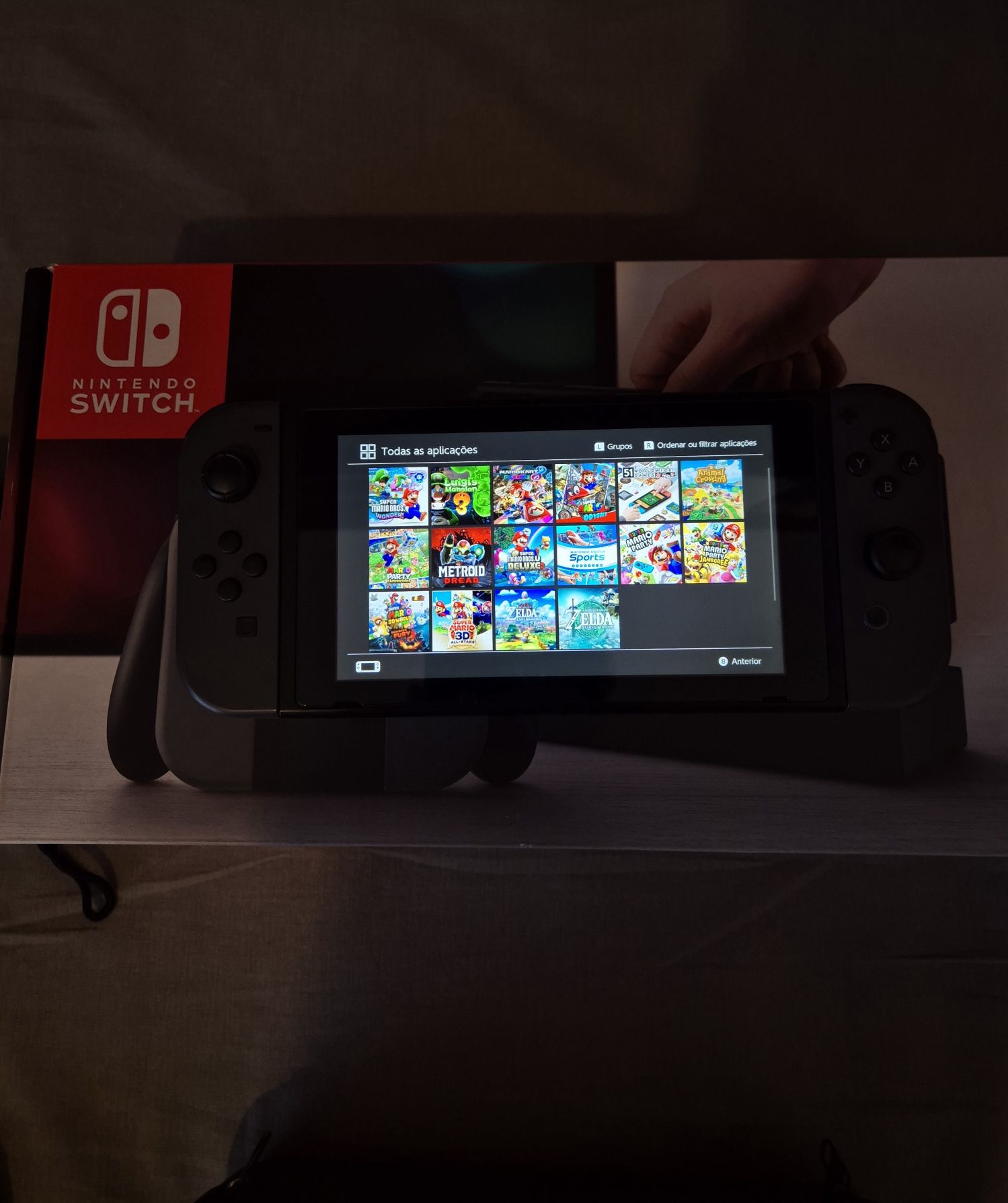 Nintendo Switch Desbloqueada + Acessórios