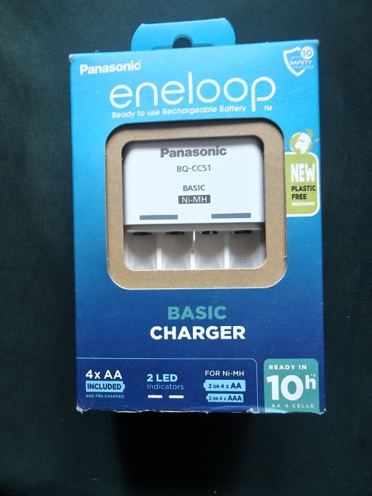 Panasonic eneloop BQ-CC51 – ładowarka do akumulatorów AA/AAA