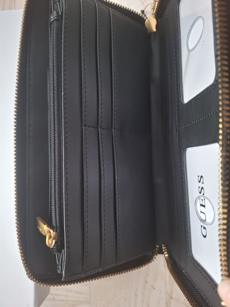 NOWY Portfel damki Guess