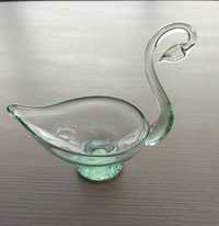 Taça em formato de Cisne em vidro soprado