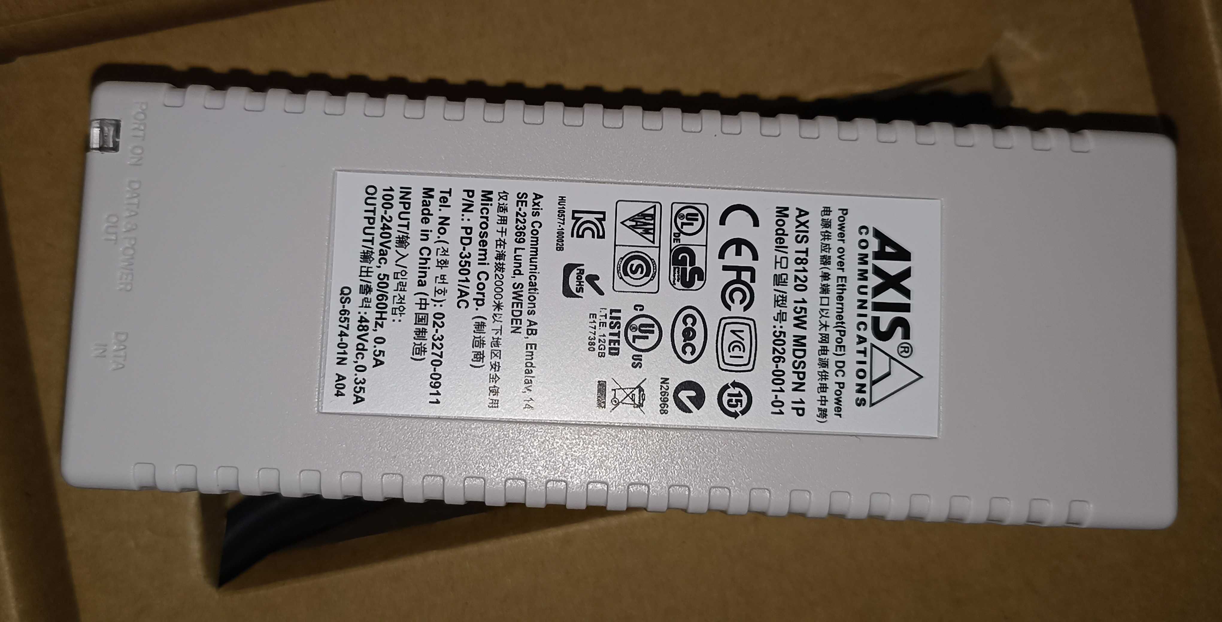 Axis T8120 POE novo na caixa