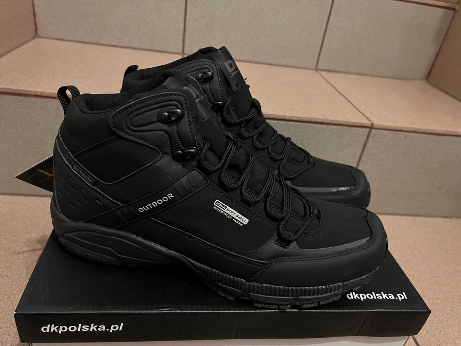 Buty Zimowe Wodoodporne Czarne nr 45