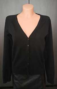 Czarny rozpinany sweter kardigan damski Zara M 38 L 40