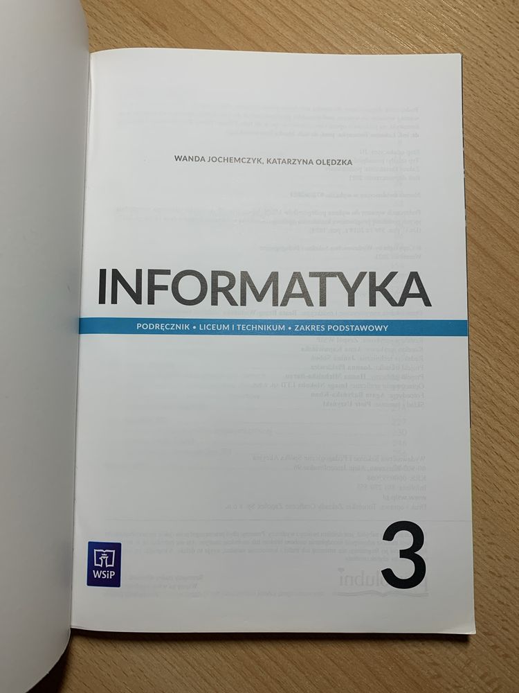Informatyka 3. Zakres podstawowy
