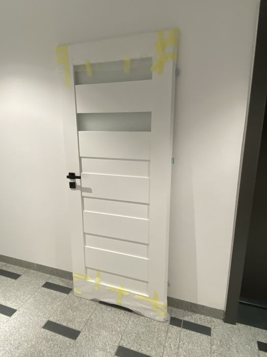 Skrzydło drzwiowe białe