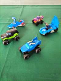 Conjunto de 5 carros criança