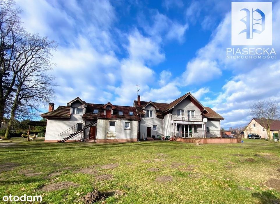 Dom z dużą działką w bliskości Jeziora
