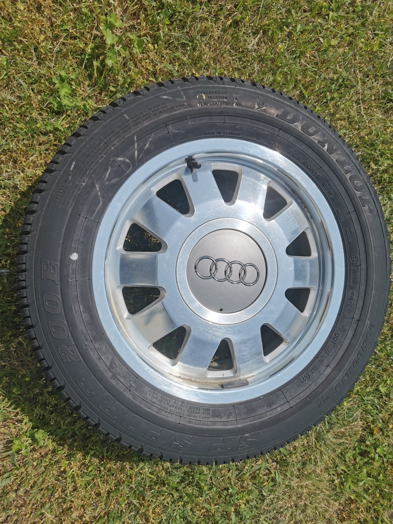 Koło zapasowe felga oryginalna audi 15 cali 5x112