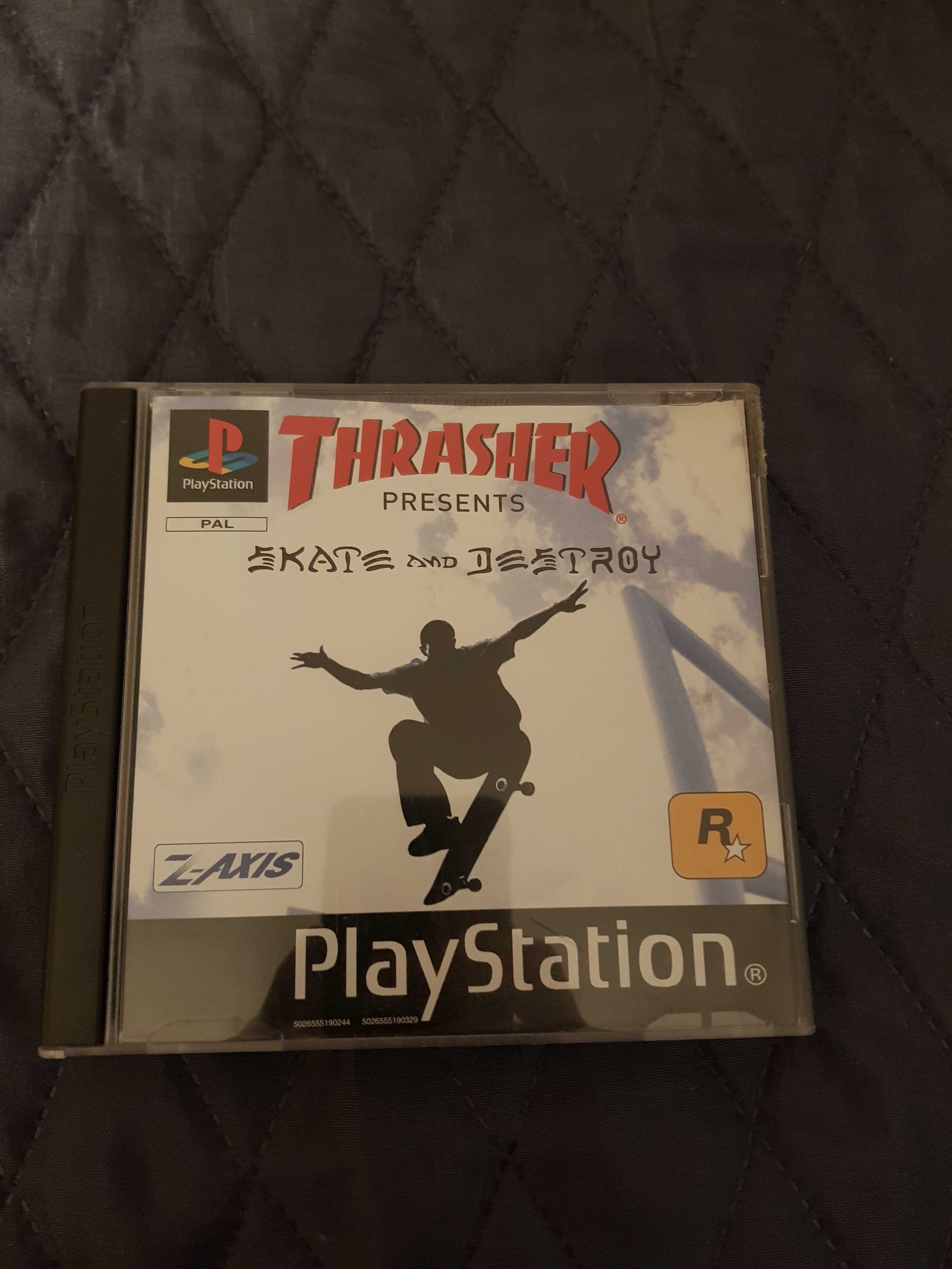 Jogo "Trasher Skate and Destroy" - PS1