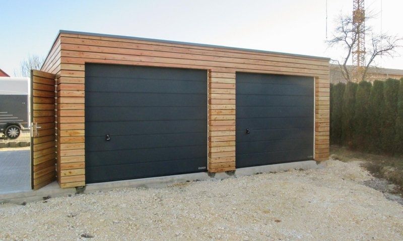 Garaże konstrukcji drewnianej