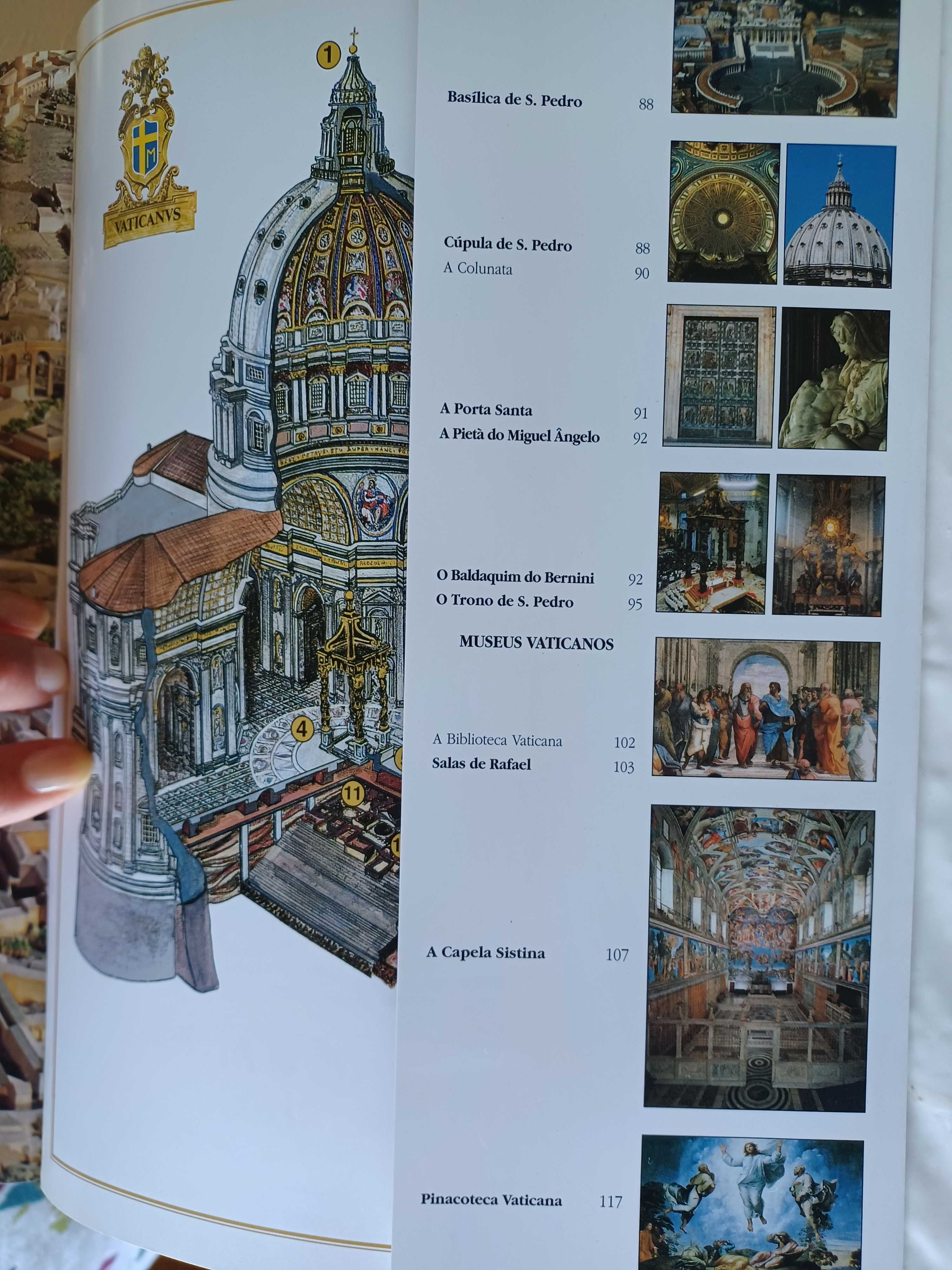Livros sobre Roma - em Inglês e em português