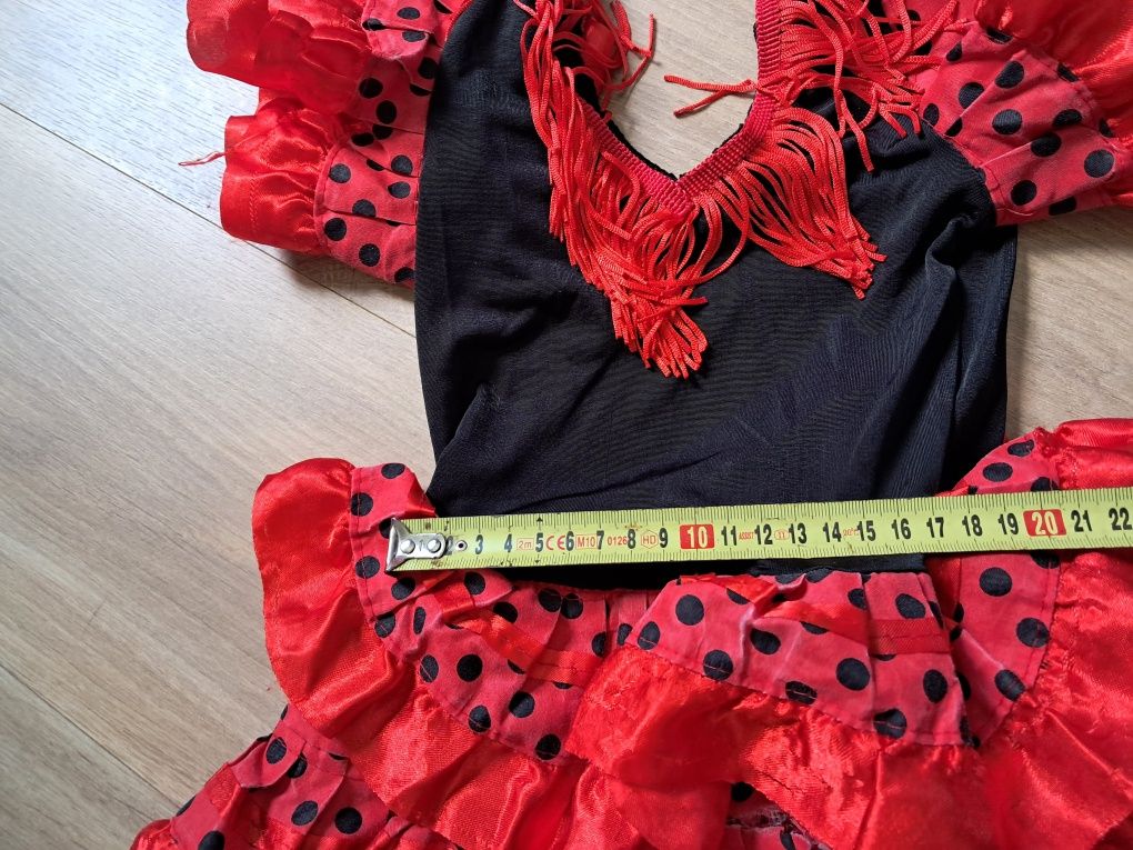 Flamenco hiszpanka 92, 18-24 sukienka strój przebranie