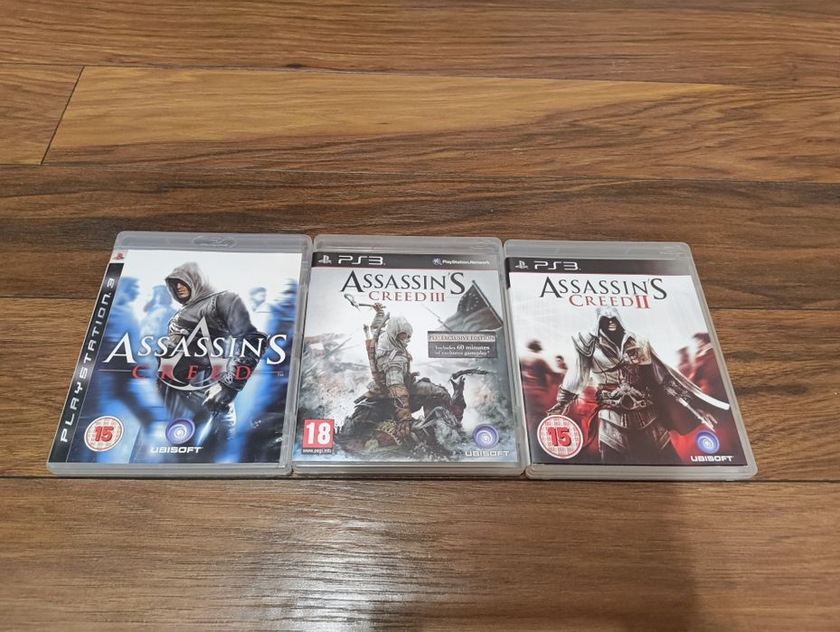PS3 Zestaw gier assassin's