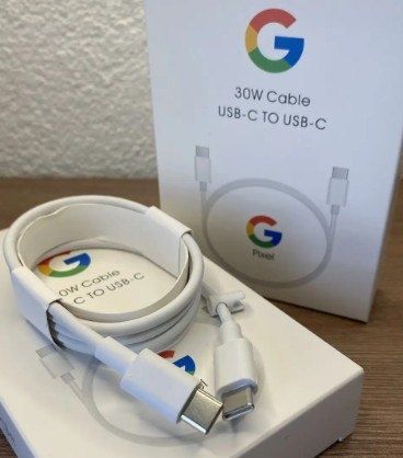 Google Pixel 30W швидкісна зарядка комплект (блок + кабель) В КОРОБЦІ