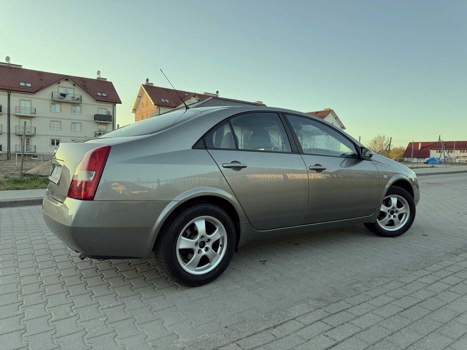NISSAN PRIMERA 2004r 1.8 benz KLIMA/ALU/KAMERA wzorowy stan 154.000km!