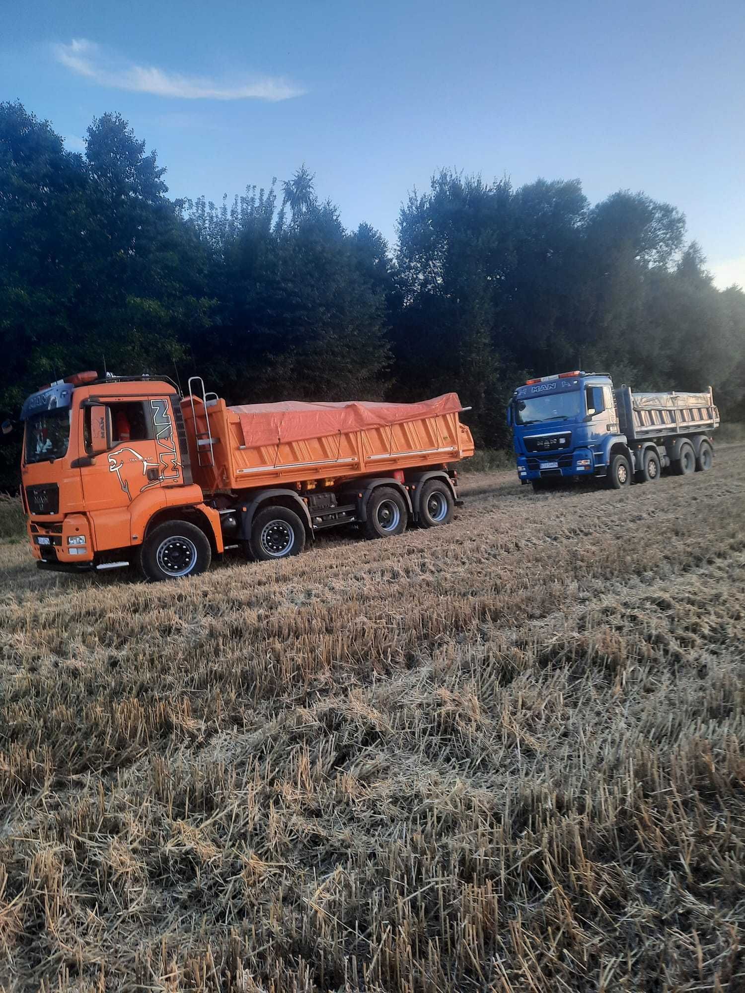 PIASEK żwir kruszywa TŁUCZEŃ kamień podbudowa GRUZ TRANSPORT
