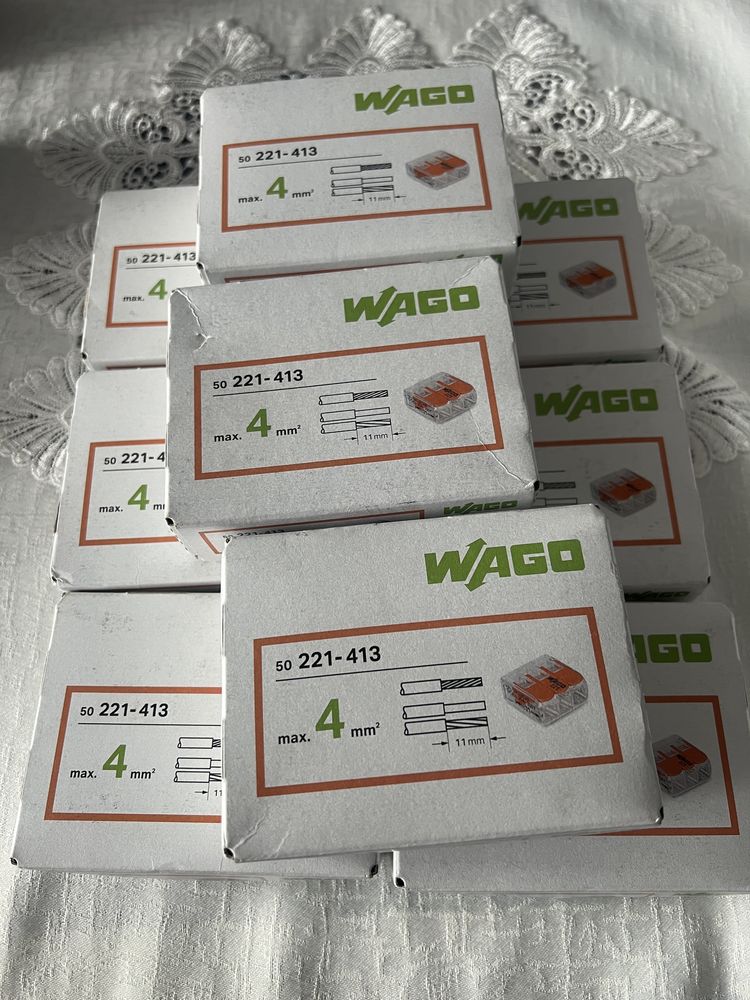 Wago złączki 221 - 413  9kartoników