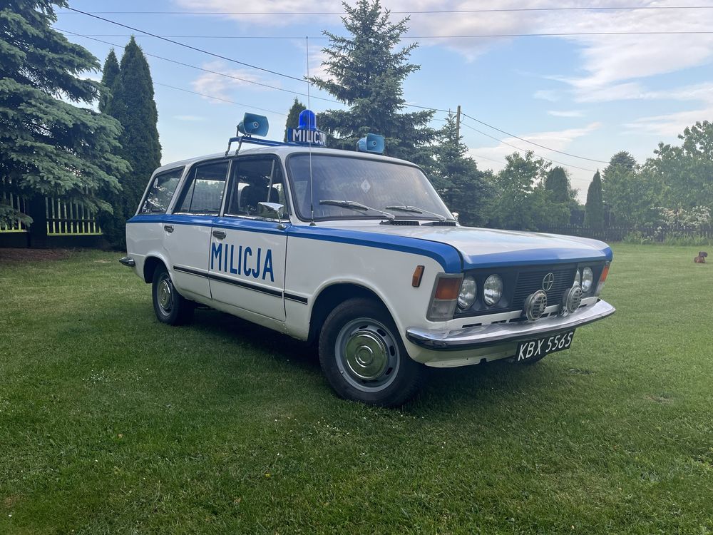 Fiat 125p Kombi - MILICJA 1977r