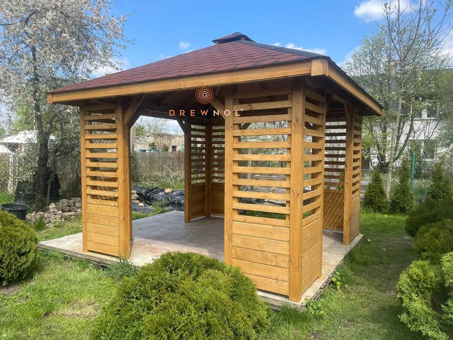 altana ogrodowa, altanka, altanki, wiata ogrodowa, 3x3, 4x4 producent