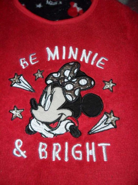 Мягкая пушистая пижама Минни 6-7 лет, піжама для дівчинки