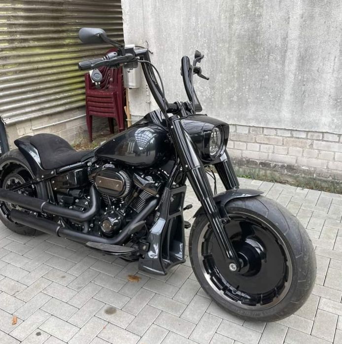 Harley-Davidson Fat Boy кастом руль.