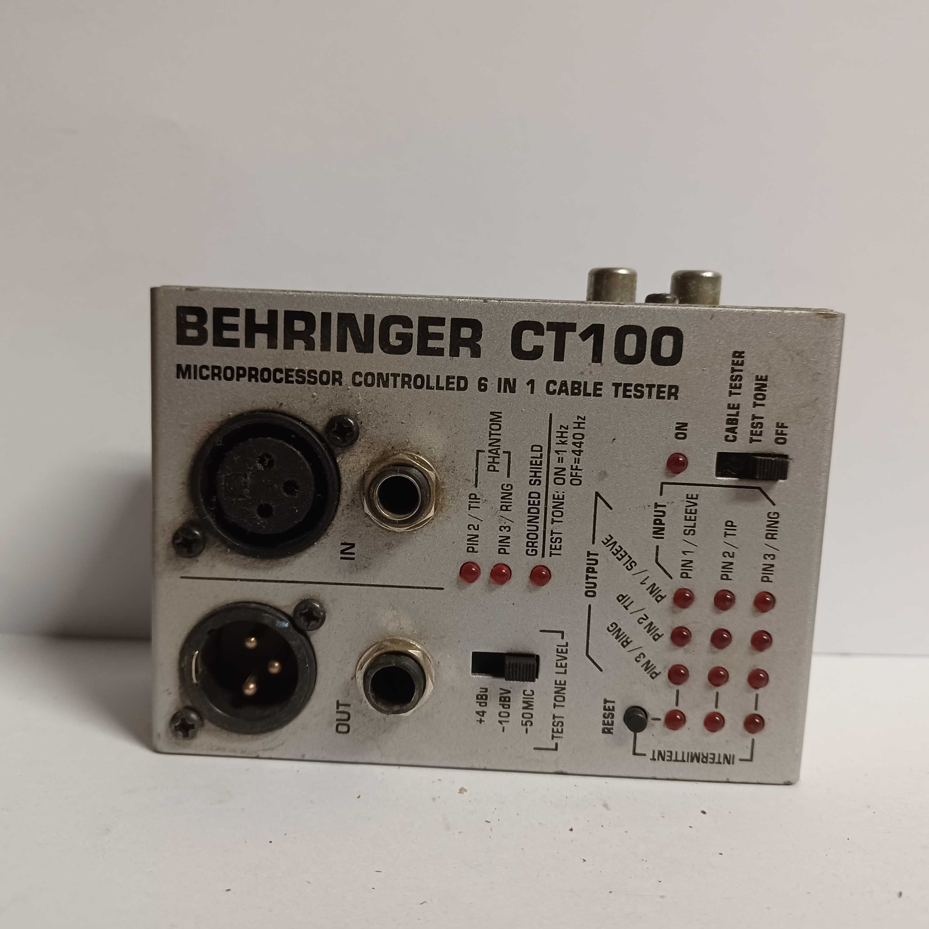 Behringer CT100 tester do kabli