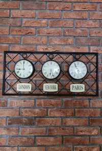 zegary czasowe / Londyn Nowy York Paryż