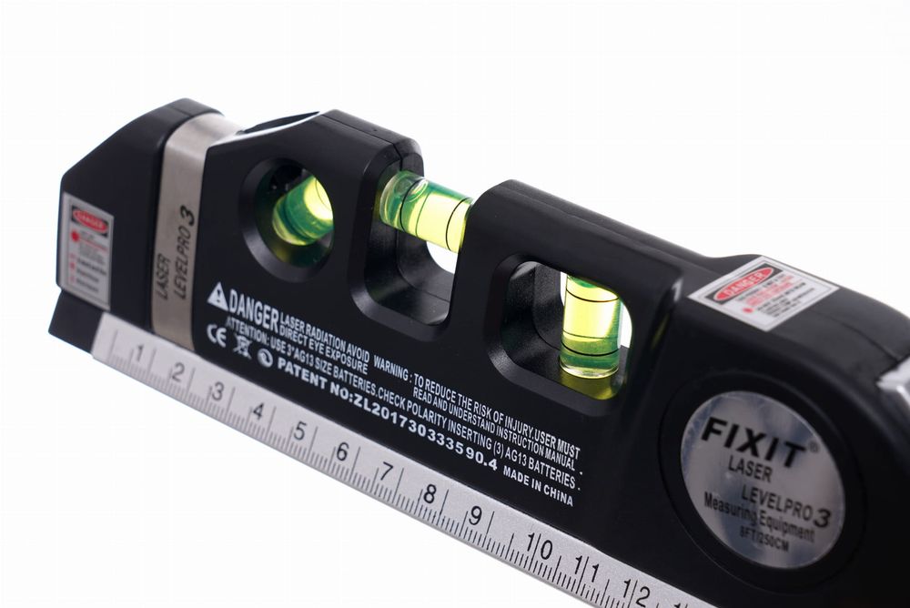 Poziomica laserowa z miarą KD10437