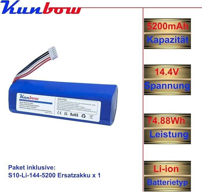 Акумулятор Kunbow Li-ion 14.4v 5200mAh