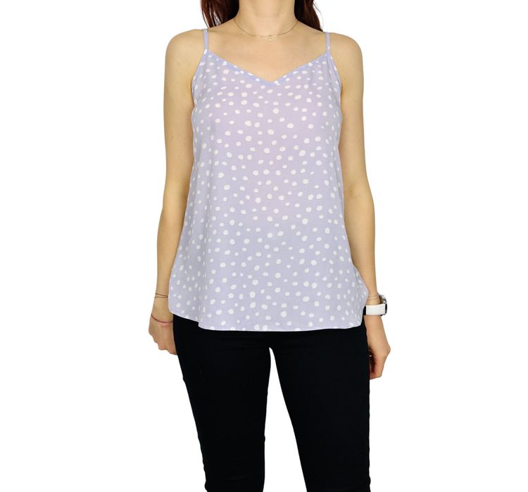 Blado fioletowy top w kropki L 40 Primark