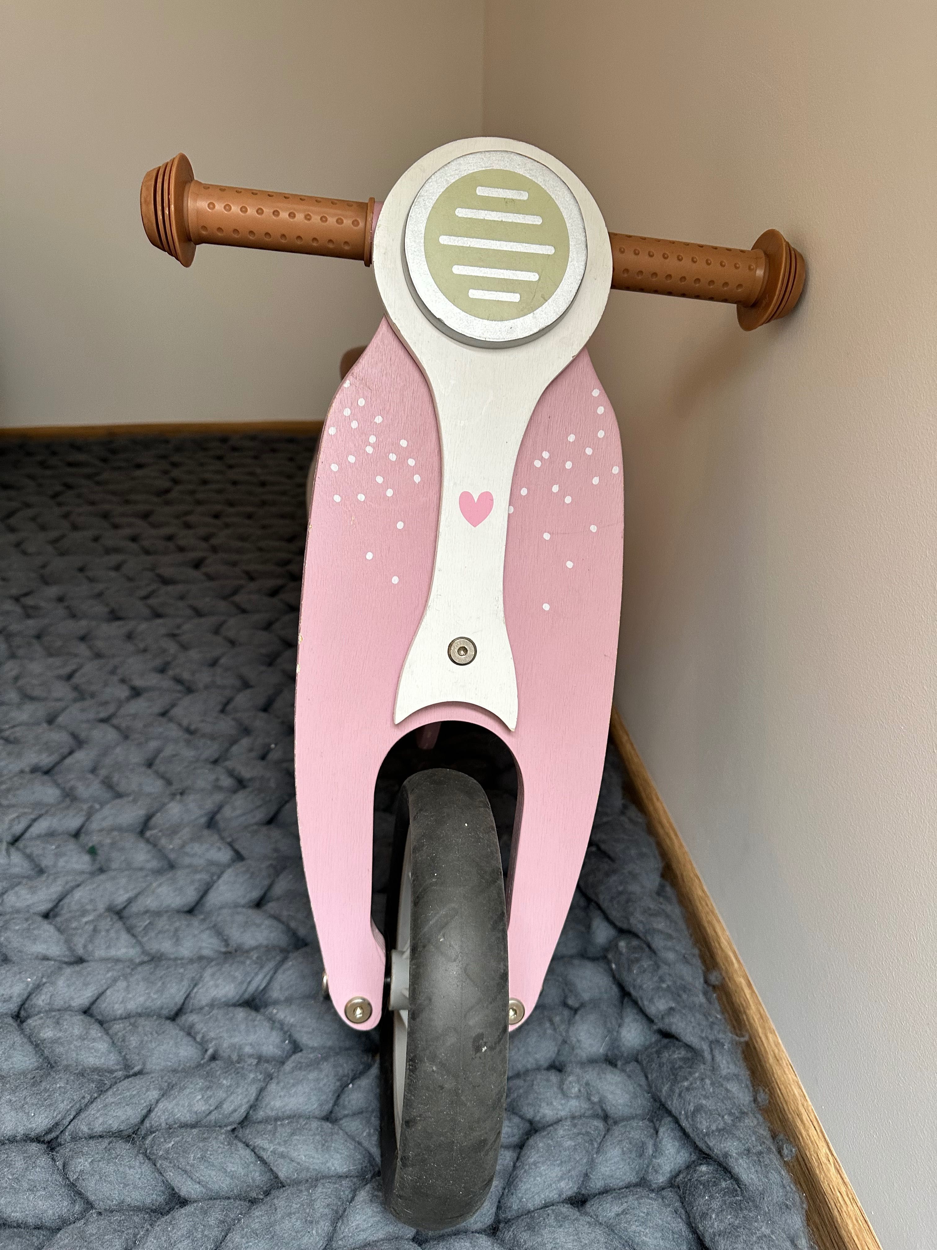Rowerek biegowy- jeździk, Little Dutch Scooter dla dziewczynki.