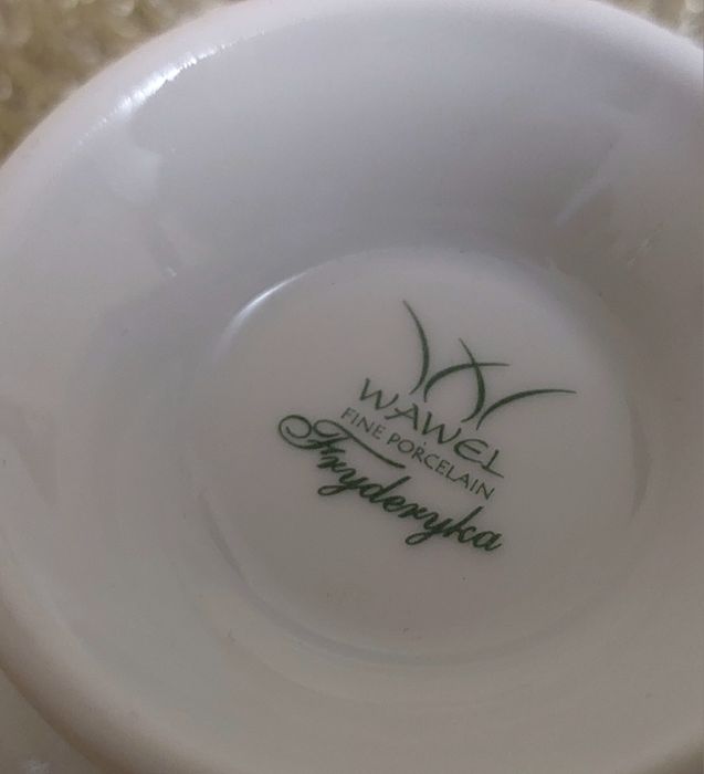 Wawel Fryderyka porcelana Wałbrzych filiżanki 4 szt