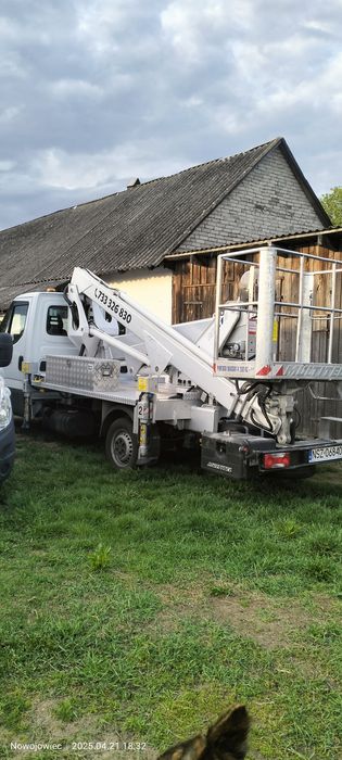 Podnośnik koszowy 21m z operatorem