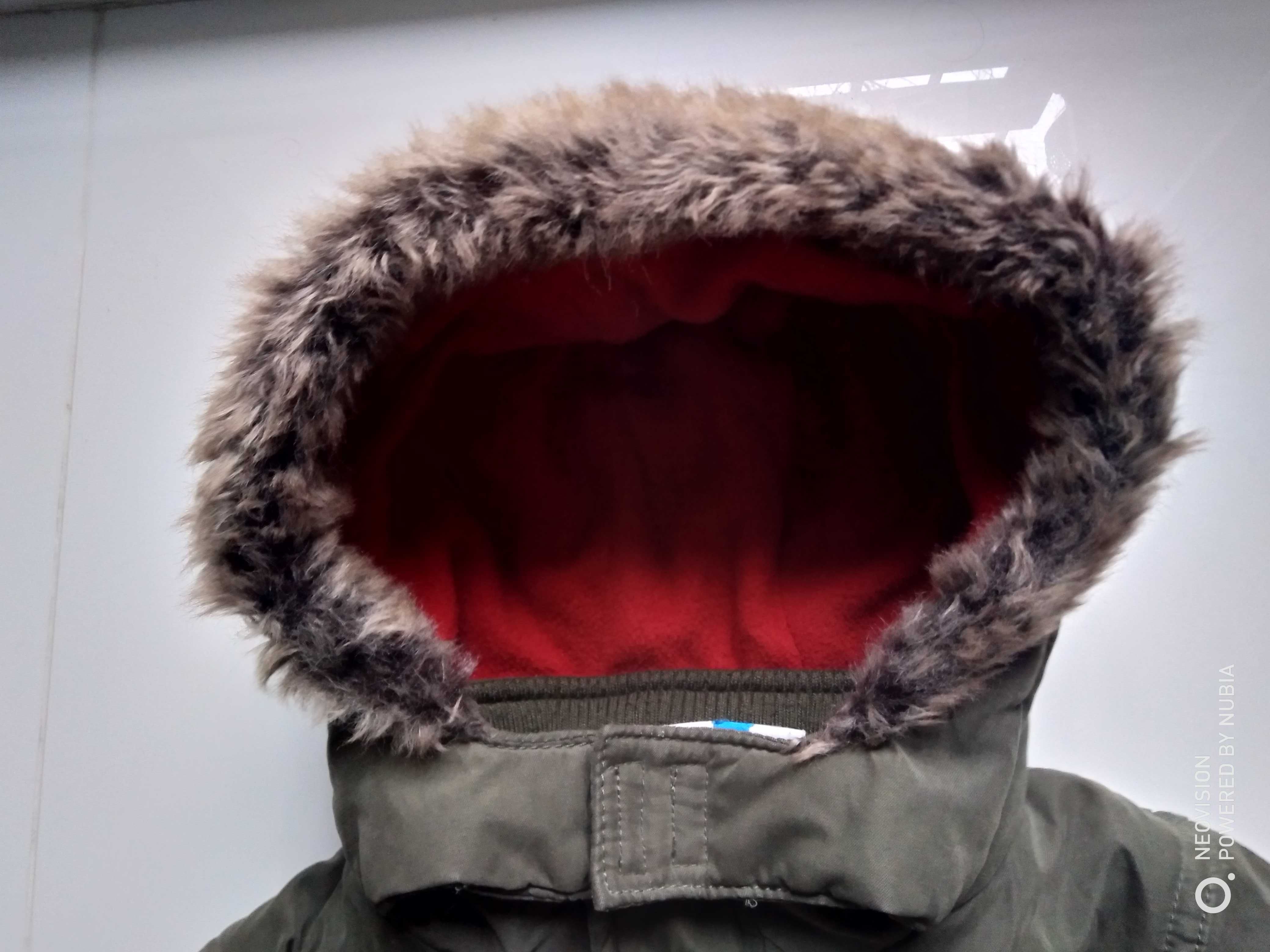 Gratis kurtka dziecięca uniwersalna chłopięca 80 cm ocieplana zimowa
