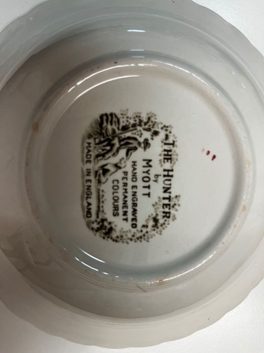 Антикварний фарфор Англія MYOTT  Hunter