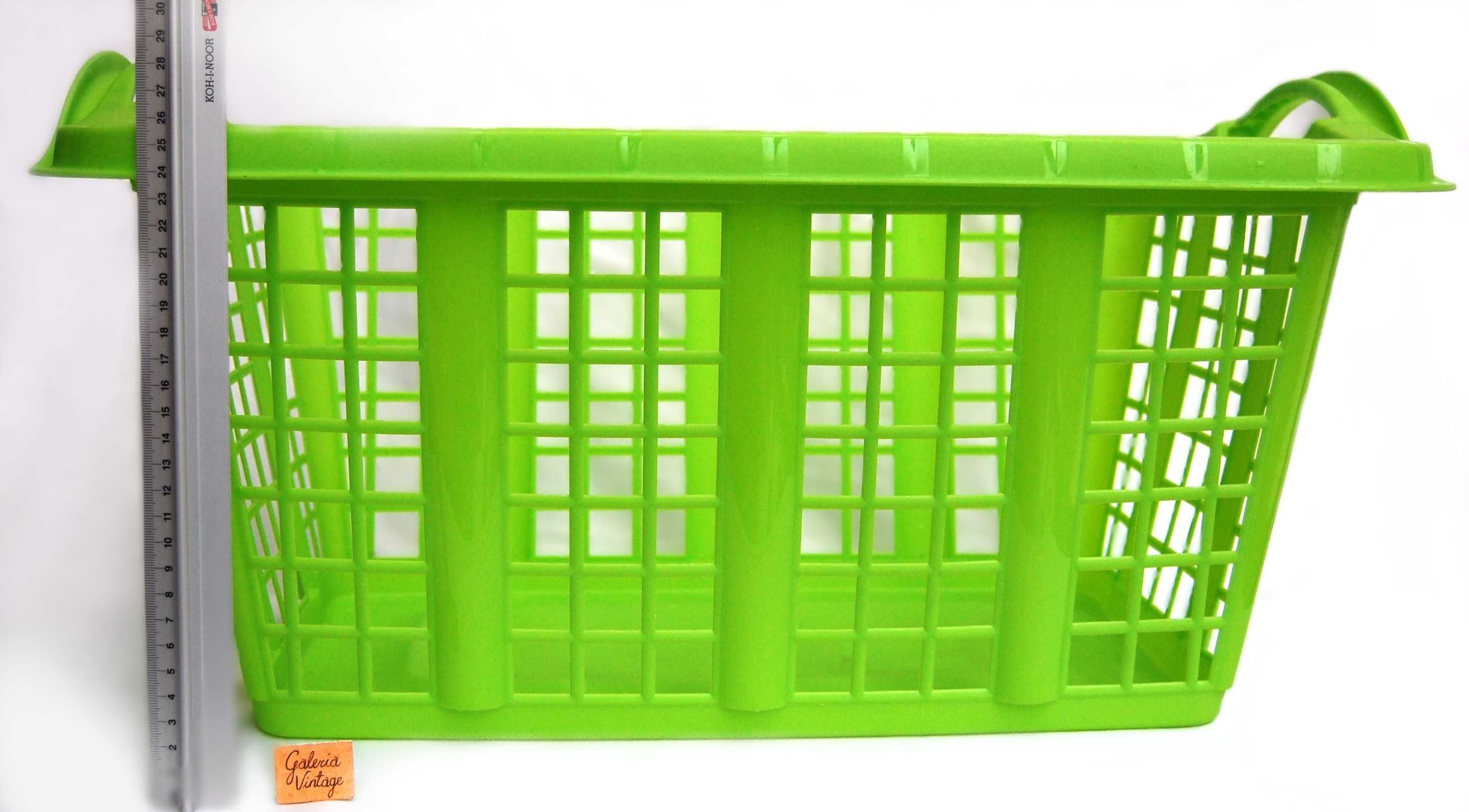 AquaPur nowy kosz na pranie 37l plastikowy, limonkowa zieleń, zielony
