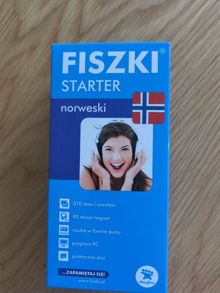 Fiszki starter norweski jak nowe