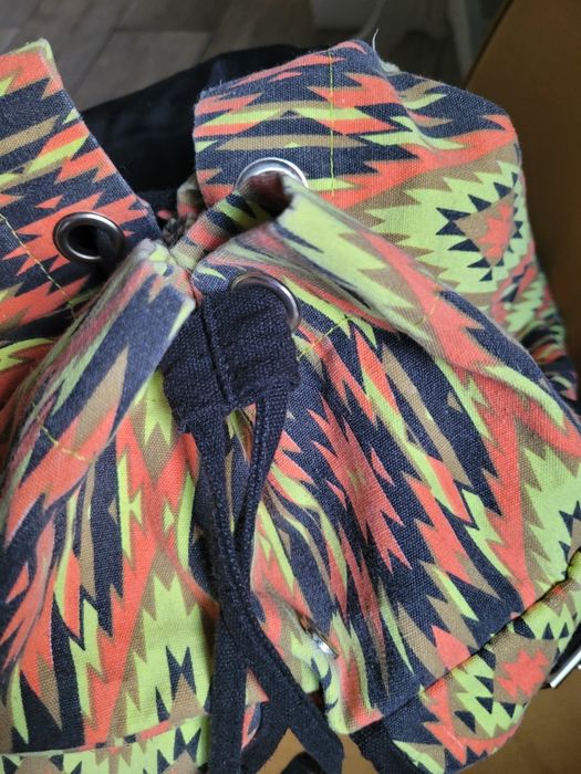 Plecak kolorowy z materiału Boho