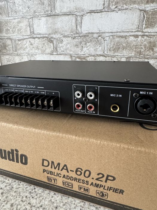 Трансляційний мікшер-підсилювач з USB DV audio DMA-60.2P