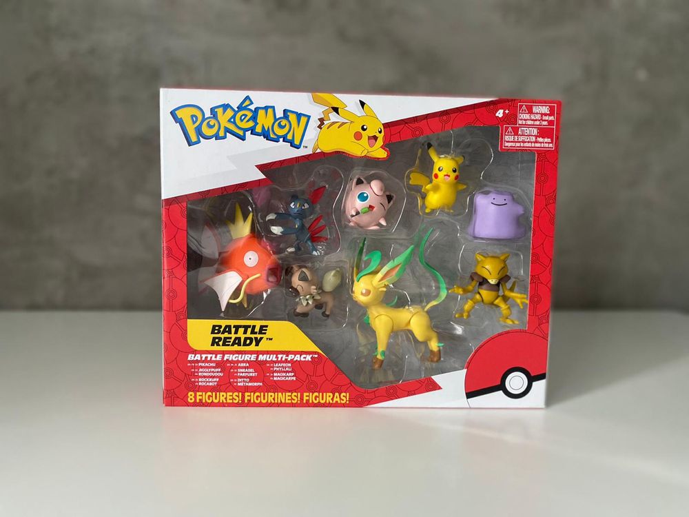 Figurki pokemon, battle figure multi pack 8 sztuk, oryginaly