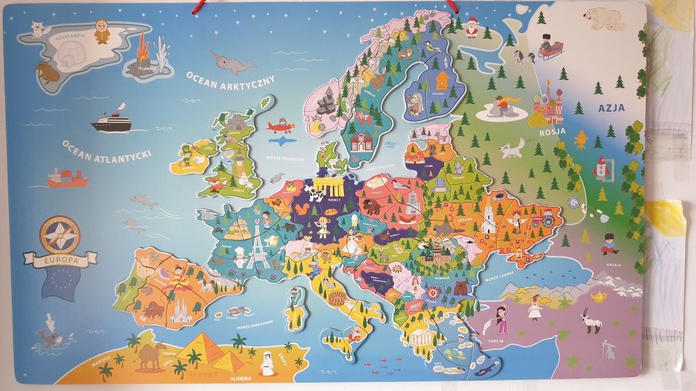 Magnetyczna mapa Europy, Play tive