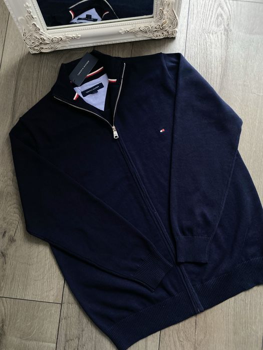 Кофта Tommy Hilfiger full zip / джемпер Tommy Hilfiger / зип томмі