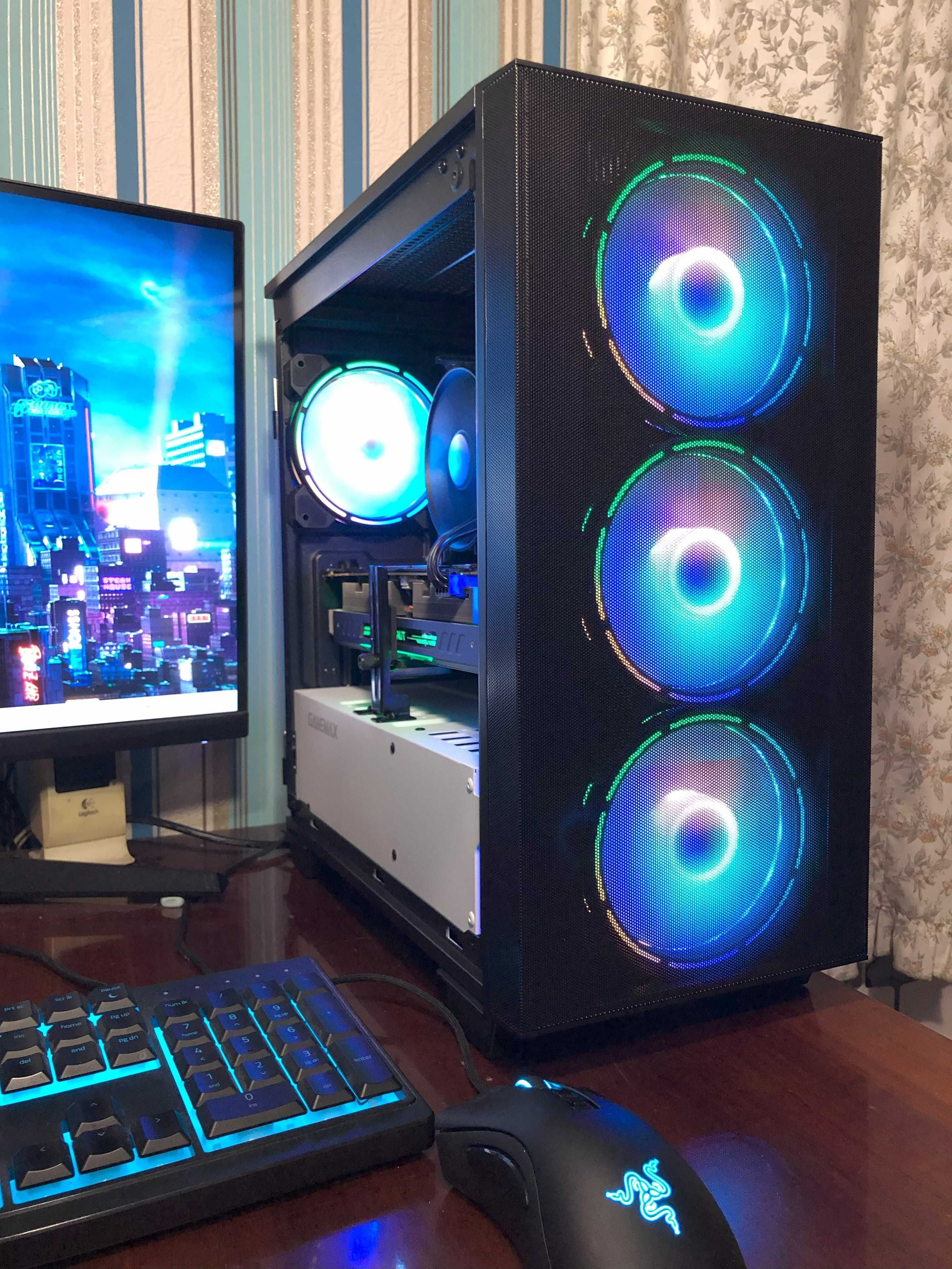 Игровой ПК Intel i7/32Gb/GTX1070/SSD256+500 компьютер системный блок