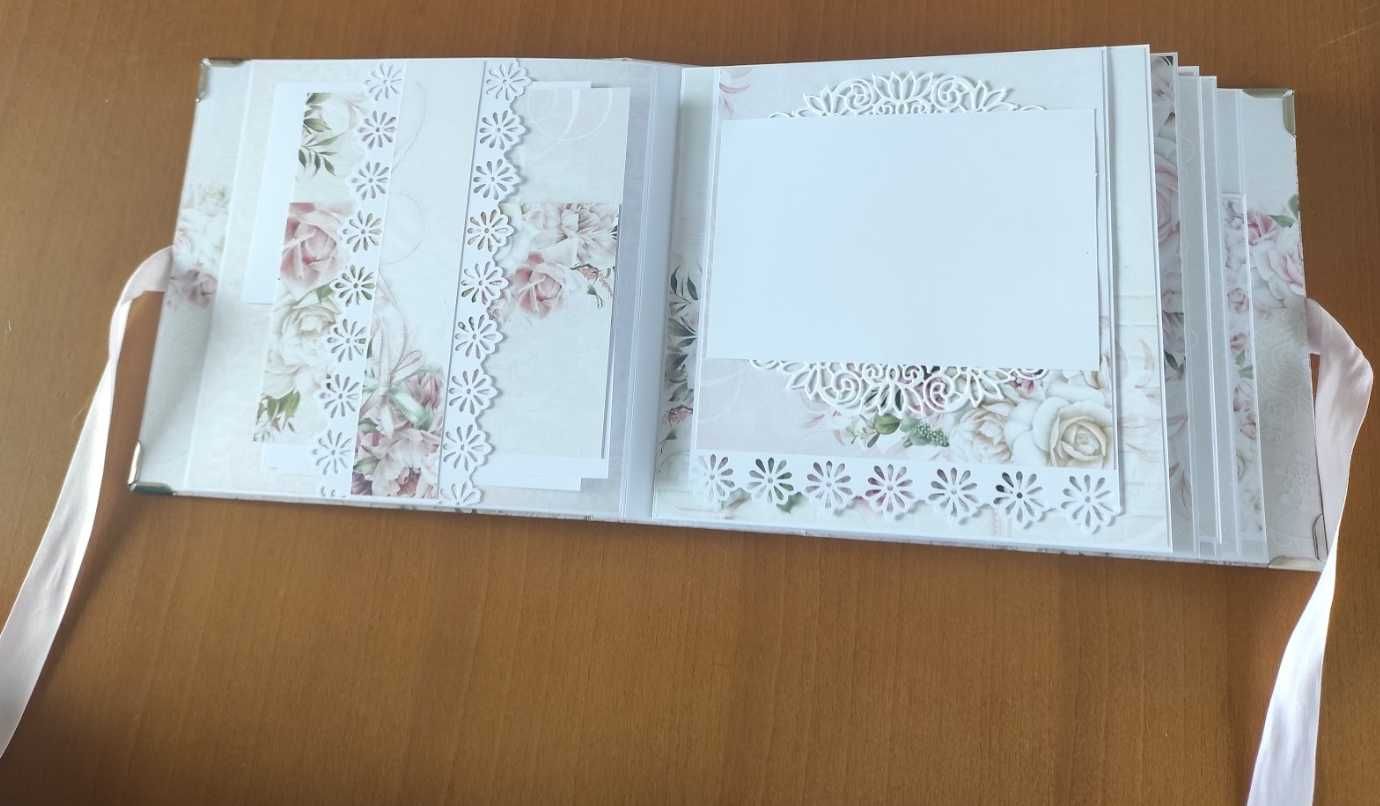 Album na zdjęcia, ręcznie robiony. Scrapbooking.